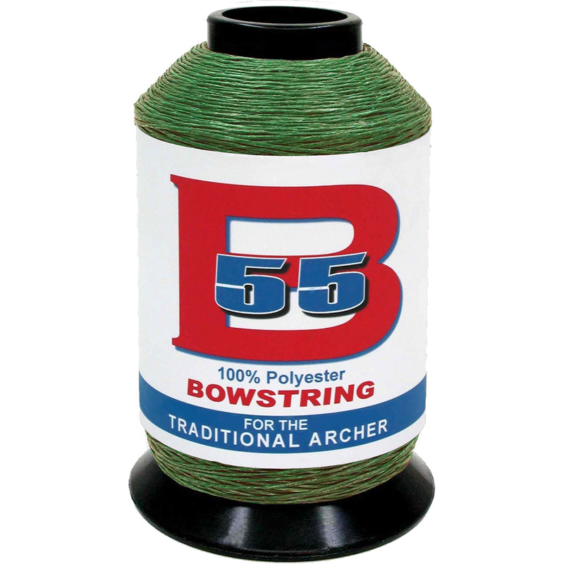 BCY B55 Bowstring Material Green 1/4 lb.