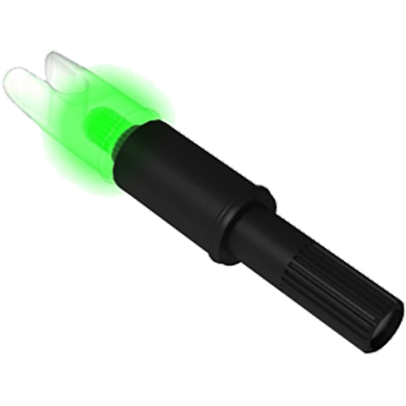 NAP Thunderglo Lighted Crossbow Nocks Green Universal Fit 3 pk.