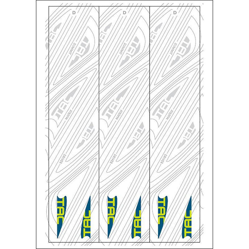 TAC Vanes Arrow Specific Wraps White Size D 4.675 13 pk.
