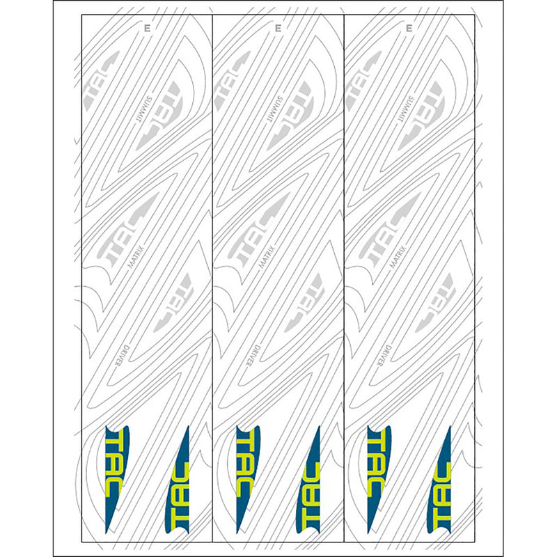 TAC Vanes Arrow Specific Wraps White Size E 4.675 13 pk.