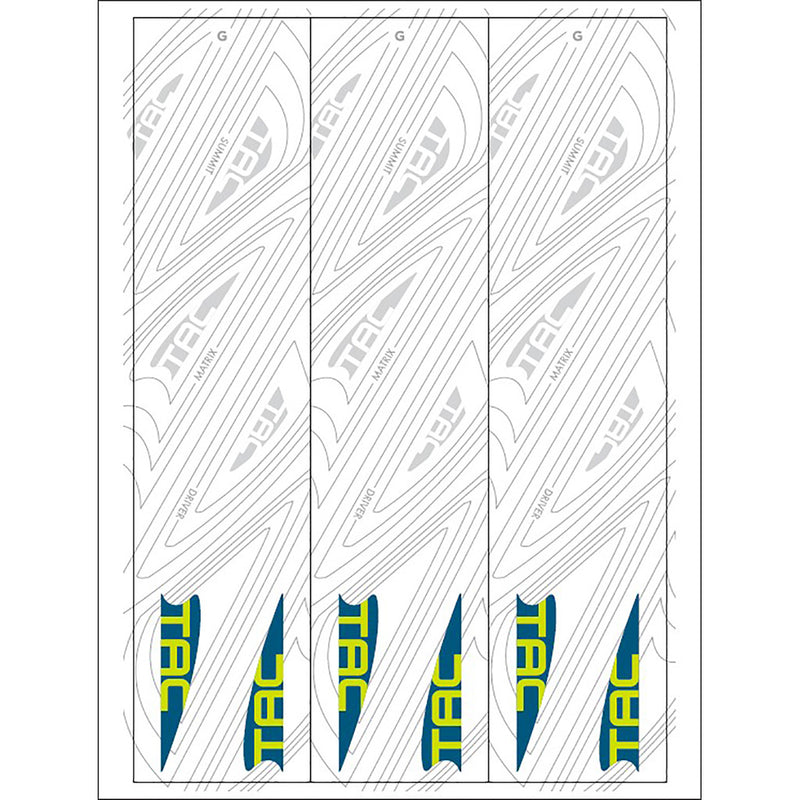 TAC Vanes Arrow Specific Wraps White Size G 5.5 13 pk.