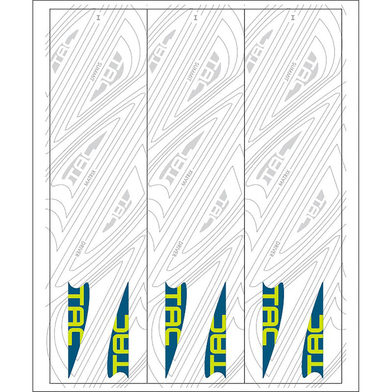 TAC Vanes Arrow Specific Wraps White Size I 5.5 13 pk.