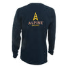 Alpine Long Sleeve Tee Navy XLarge