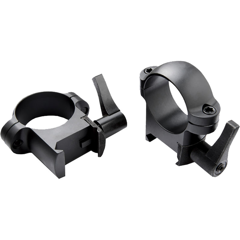 Burris Zee Rings 1 in. Medium Gloss Black Weaver Style