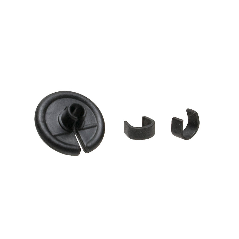 October Mountain Pin Point Kisser Button Black 9/16 in. 1 pk.