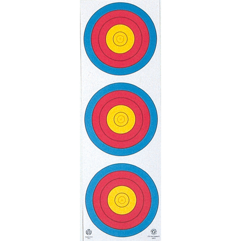 Maple Leaf Target Face 3-Spot Vertical 25 pk.