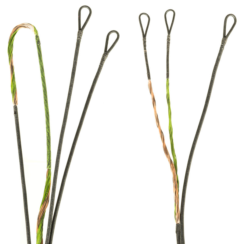 FirstString Premium String Kit Green/Brown Diamond Black Ice