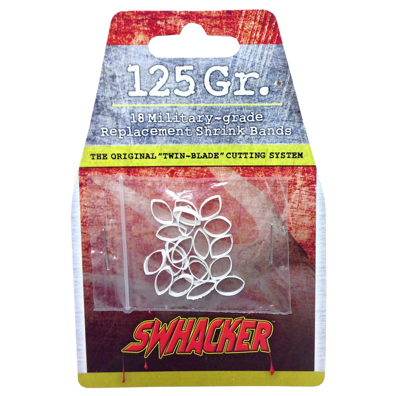 Swhacker Replacement Bands 2 Blade 125 gr. 18 pk.