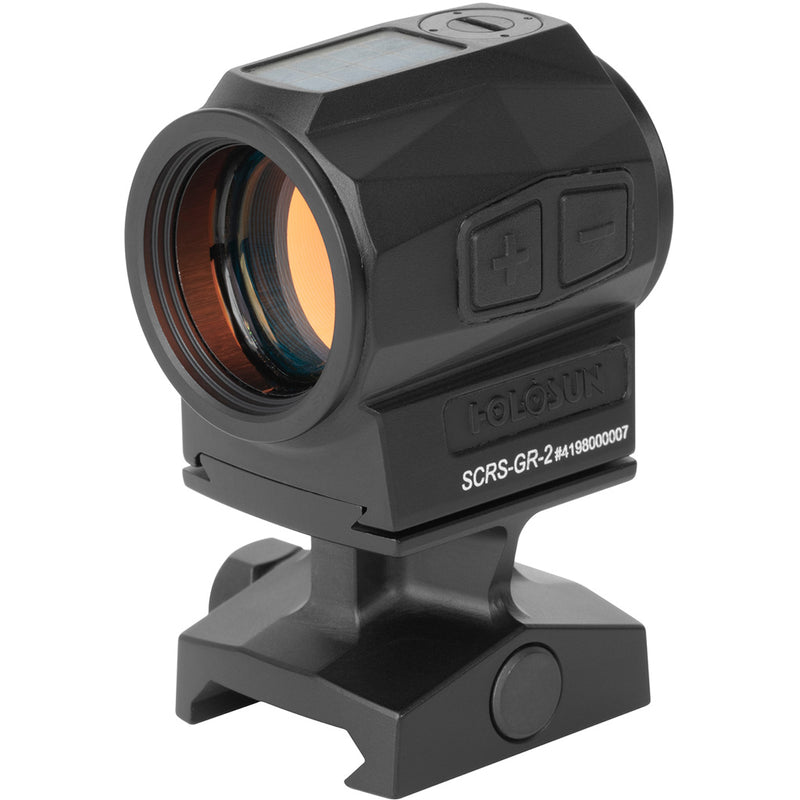 Holosun SCRS Solar Charging Rifle Sight Red Dot Green 2 MOA Dot 22mm