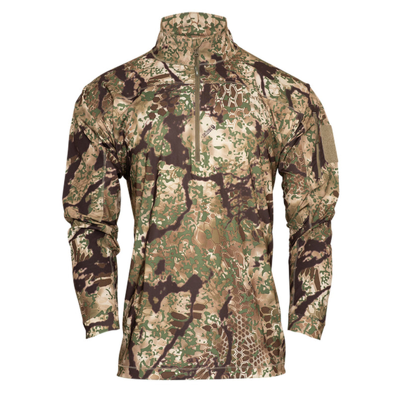 Kryptek Valhalla 2 Long Sleeve Zip Shirt Obskura Transitional X-Large