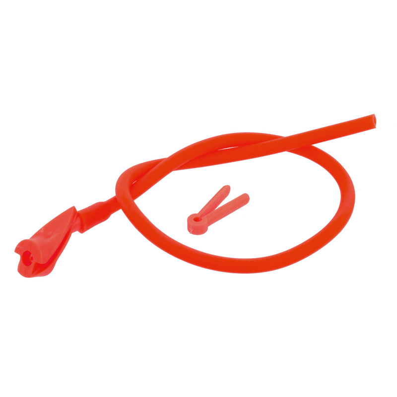 October Mountain In-Line Peep Red 1/4 in.