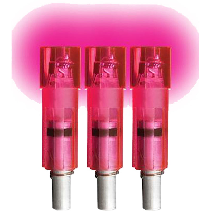 Lumenok Crossbow Nocks Pink Flat Excalibur 3 pk.