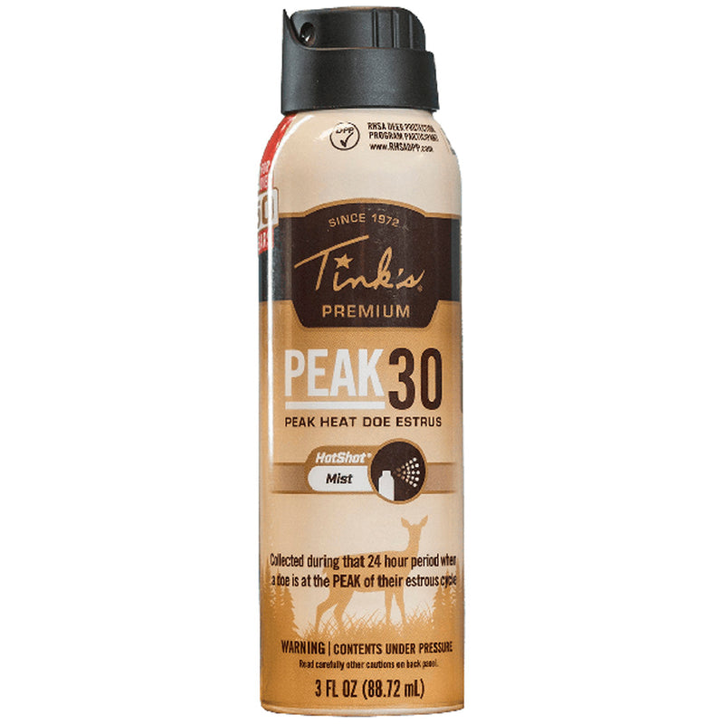 Tinks PEAK30 Premium Doe Estrus Hot Shot Mist 3 oz.