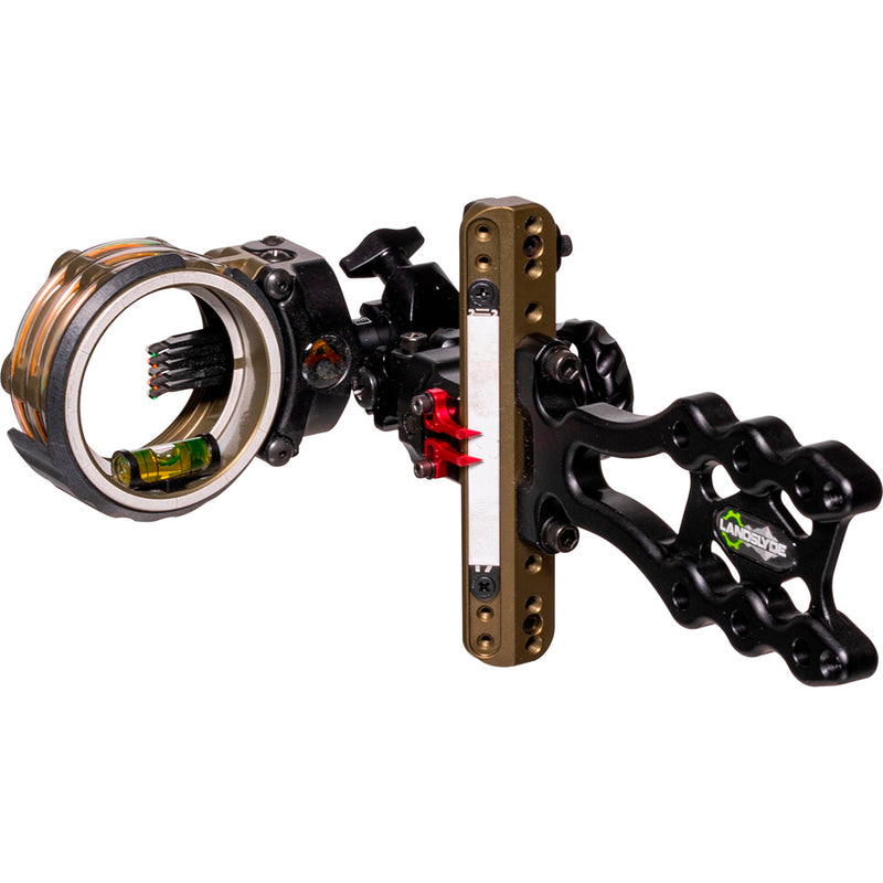 Axcel LANDSLYDE Slider Tactical Bowhunting Sight AccuStat II Micro 5 Pin .010