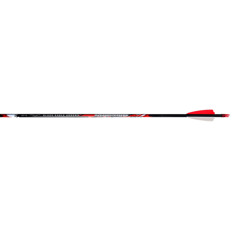 Black Eagle Rampage Arrows .001 400 2.5 in. Shield Cut 6 pk.