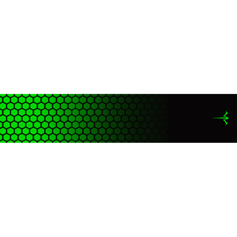 White Water Archery Honeycomb Fade Arrow Wraps Fade Lime Green 5 in. x 1.125 in. 15 pk.