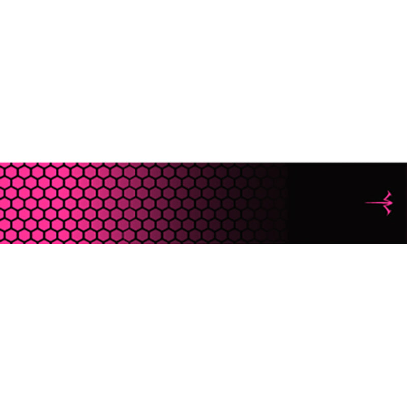 White Water Archery Honeycomb Fade Arrow Wraps Fade Hot Pink 5 in. x 1.125 in. 15 pk.