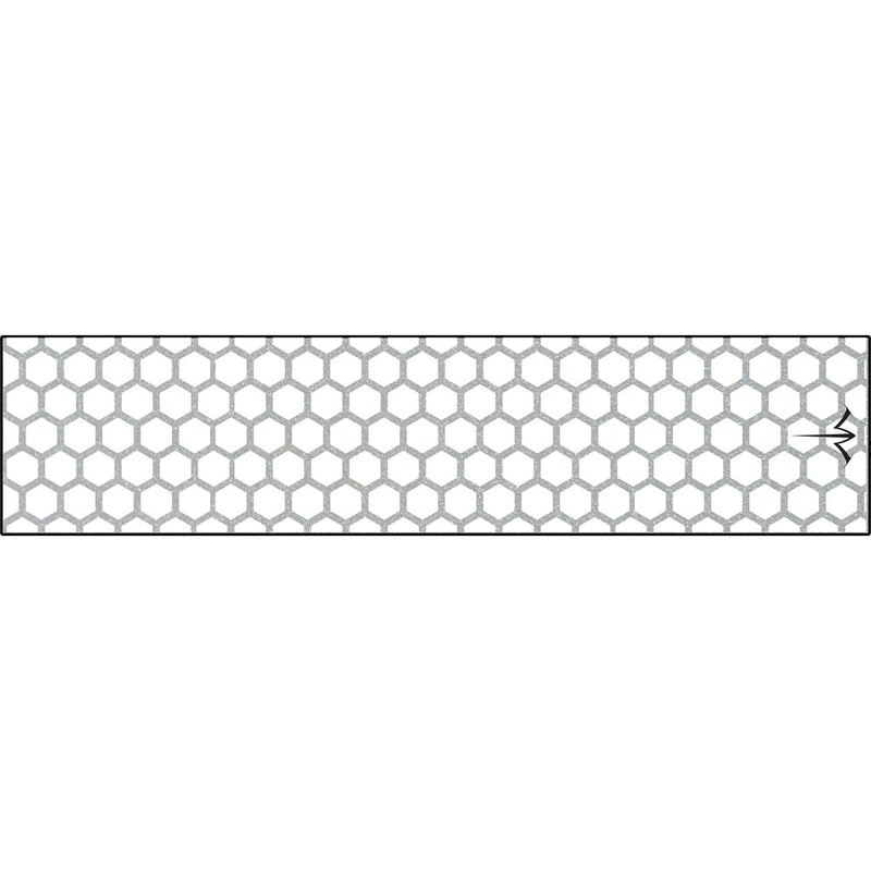 White Water Archery Reflective Arrow Wraps Honeycomb White 5 in. x 1.125 in. 15 pk.