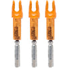 Lumenok Lighted Spartan Nock Orange 3 pk.