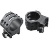 Weaver Classic 6Hole Skeleton Rings Matte Black 30mm High Clamshell Pack