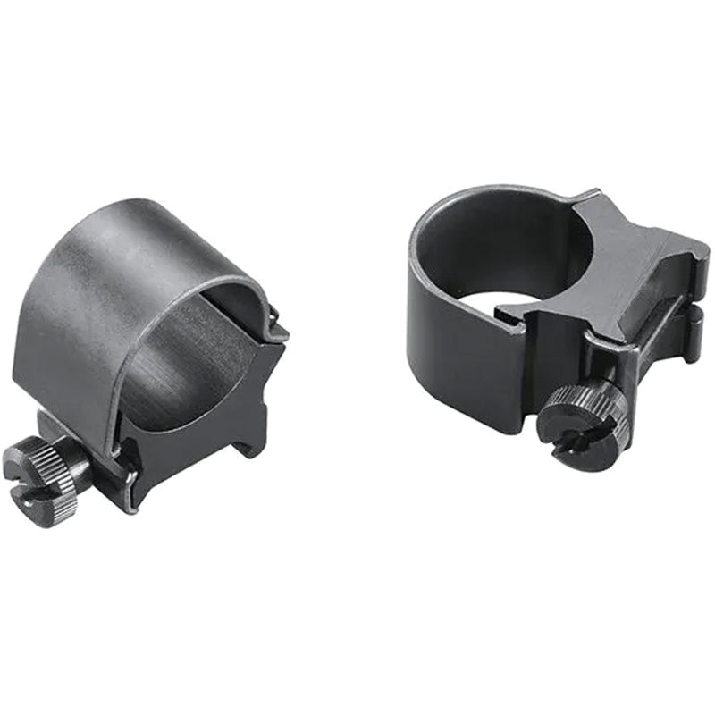 Weaver Classic Top Mount Rings Matte Black 1