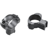 Weaver Grand Slam Rimfire Steel Rings Matte Black 1