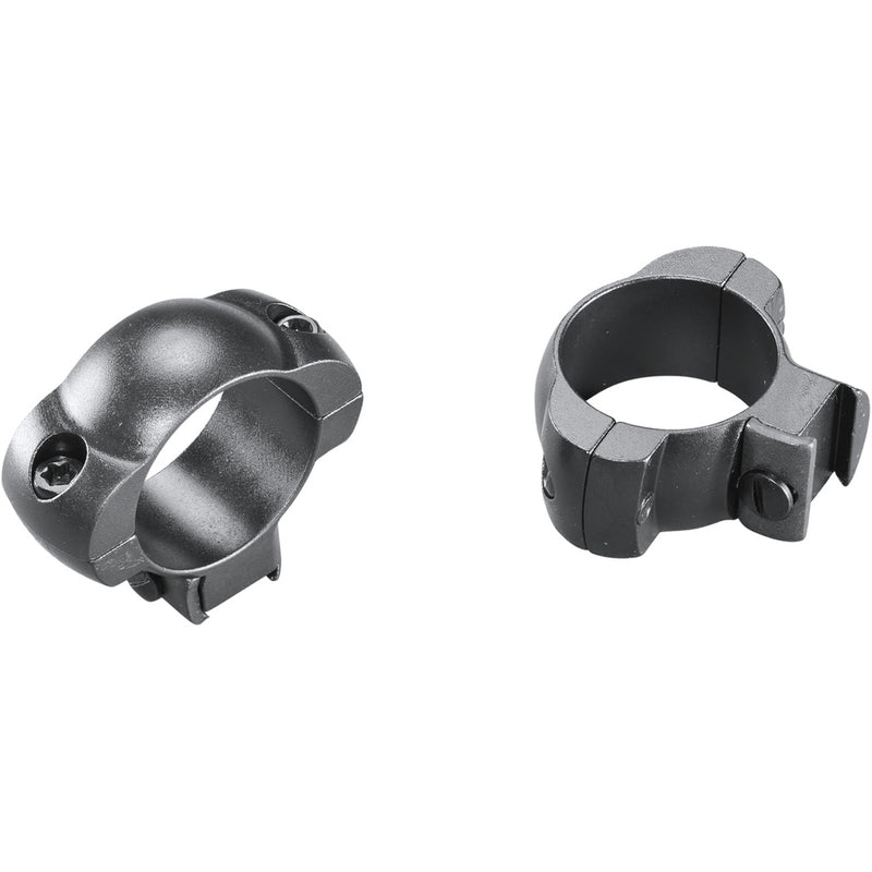 Weaver Grand Slam Rimfire Steel Rings Matte Black 1