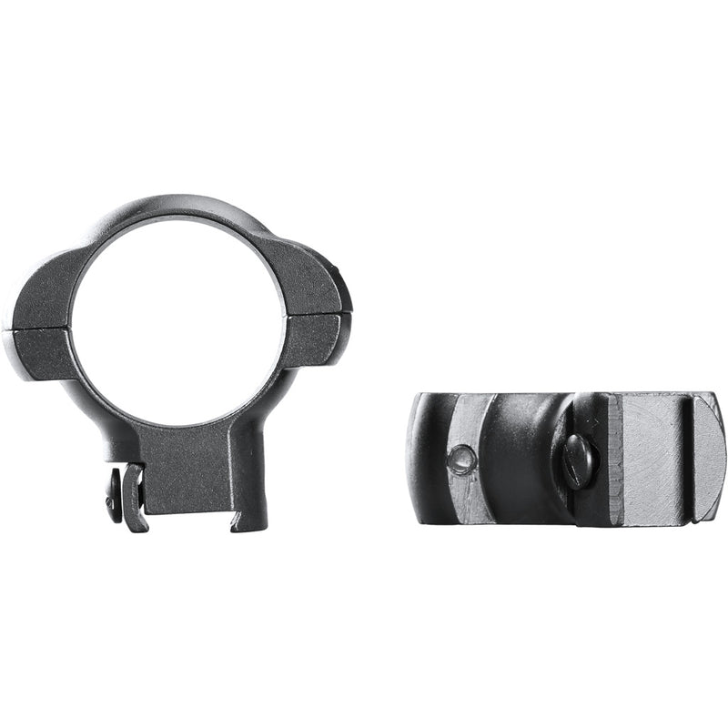 Weaver Grand Slam Rimfire Steel Rings Matte Black 1