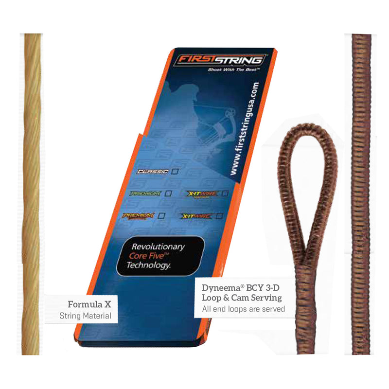 FirstString Classic String Set Buckskin w/Tan Serving Mathews Phase 4 33