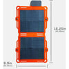 Dark Energy 8W Spectre Solar Panel Folding HiVis Orange