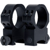 Weaver Tactical Precision Rings Matte Black 30mm Medium