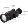 ATN ThOR 6 Mini 256 Thermal Scope 3.5-28x, 256X192Sensor Black w/Wi-Fi & Recording