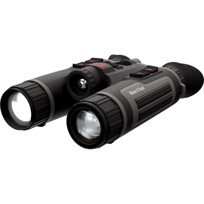 ATN Binox 6 Dual 640 LRF Thermal Binoculars 3-24x, 640X512 BLKw/Day,Night,Twilight 4K UHD &LRF