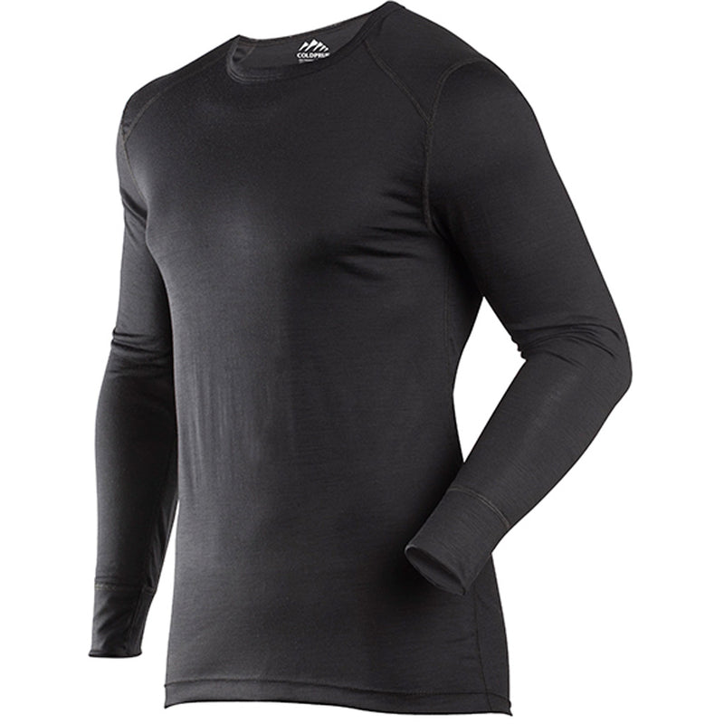ColdPruf Classic Merino Crew Baselayer Black Medium