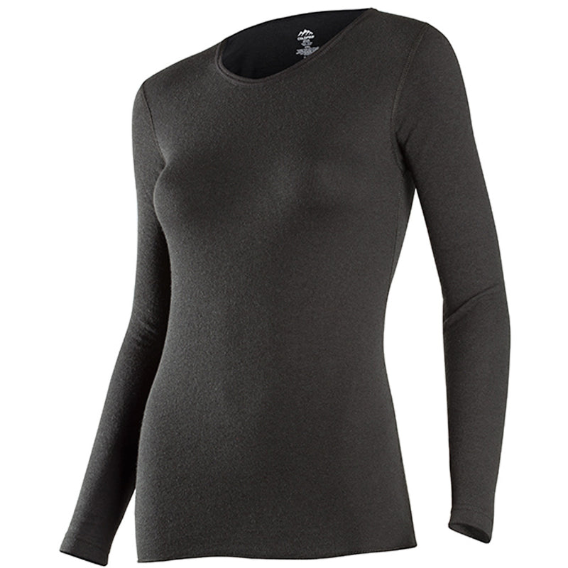 ColdPruf Women's Basic Crew Baselayer Black Large