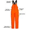 Blocker Drencher Insulated Bib Blaze Orange Medium