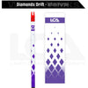 Last Chance WrapWorks Stock Diamonds Drift White/Purple Precision Fixed Standard