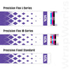Last Chance WrapWorks Stock Diamonds Drift White/Purple Precision Flex L-Series