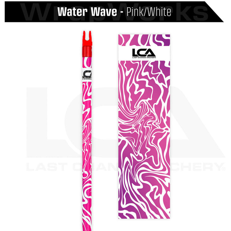 Last Chance WrapWorks Water Wave   Pink/White Precision Flex L-Series