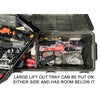 MTM The Mule Mobile Gear Carrier Wheeled Crate w/ Divider Dark Earth